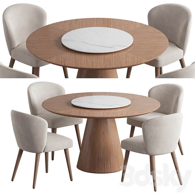 Table Chair Angel Cerda table Aston chair