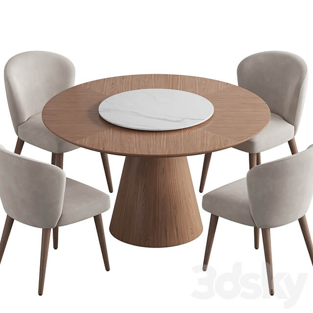 Table Chair Angel Cerda table Aston chair