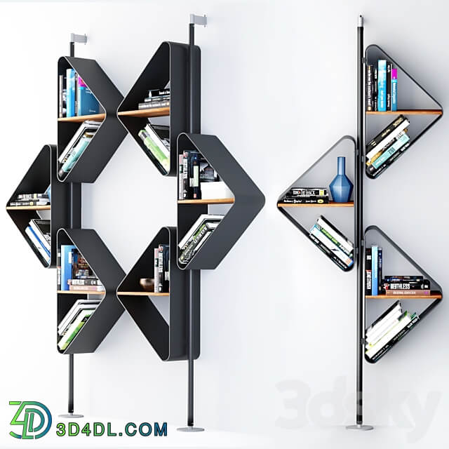 Wall or ceiling hanging bookcase from Cattelan