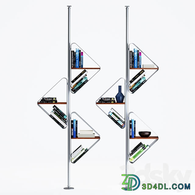 Wall or ceiling hanging bookcase from Cattelan