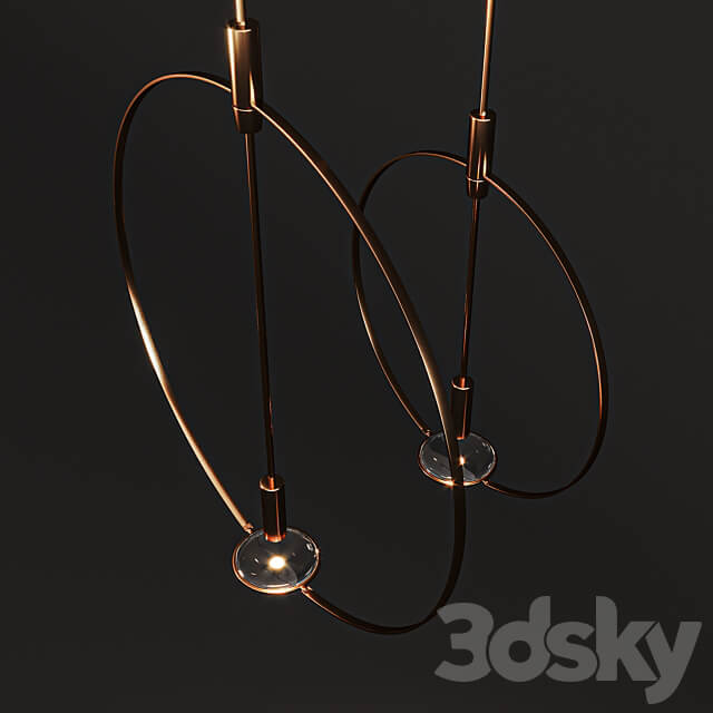 Pendant light Delta Magnifier by Formafantasma