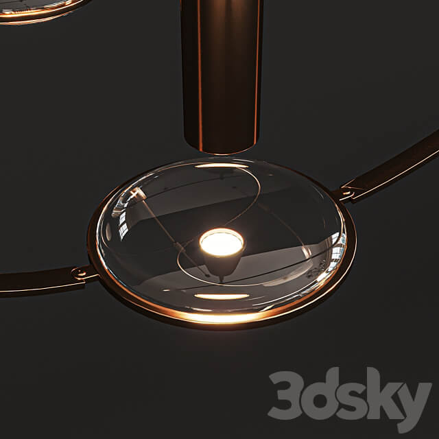 Pendant light Delta Magnifier by Formafantasma
