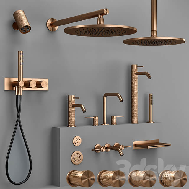 Gessi 316 collection bathroom faucet set CESELLO MECCANICA INTRECCIO TRAME 
