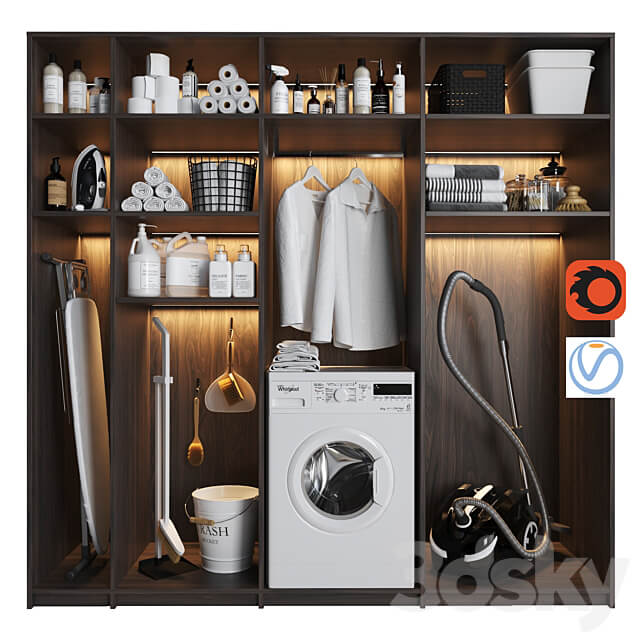 Bathroom accessories Laundry set 3