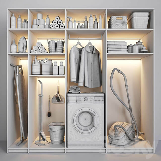 Bathroom accessories Laundry set 3