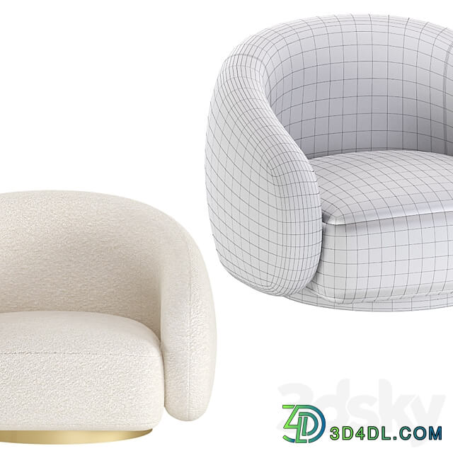 SWIVEL CHAIR BRICE by Eichholtz