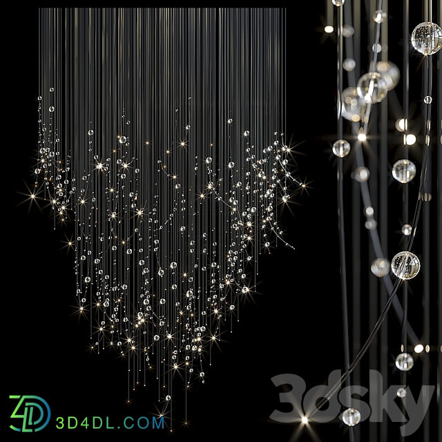 Pendant light Chandelier Light Vargov Fiber