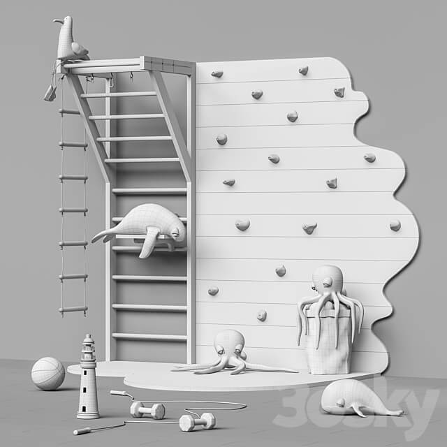 Toys and furniture set 89 Miscellaneous 3D Models