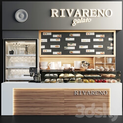 Design project of a cafe with desserts sweets and dishes 34 3D Models 