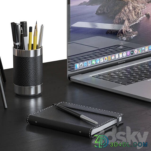 Office set 001 3D Models