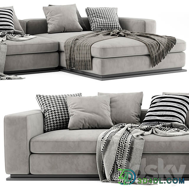 Minotti Leonard Chaise Longue Sofa