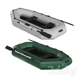 Inflatable boat 3D Models 