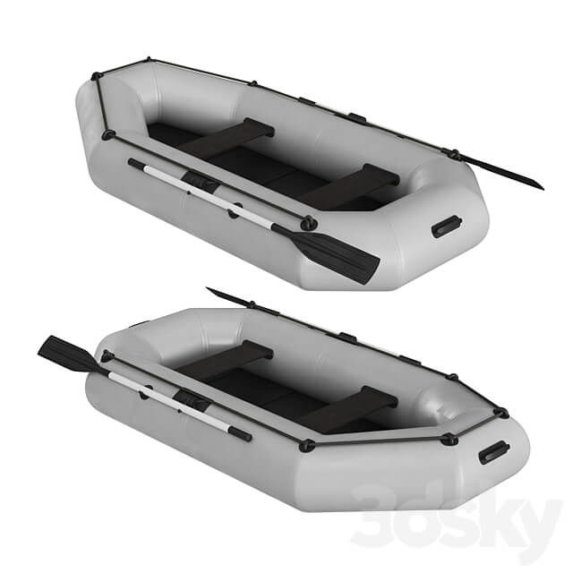 Inflatable boat 3D Models