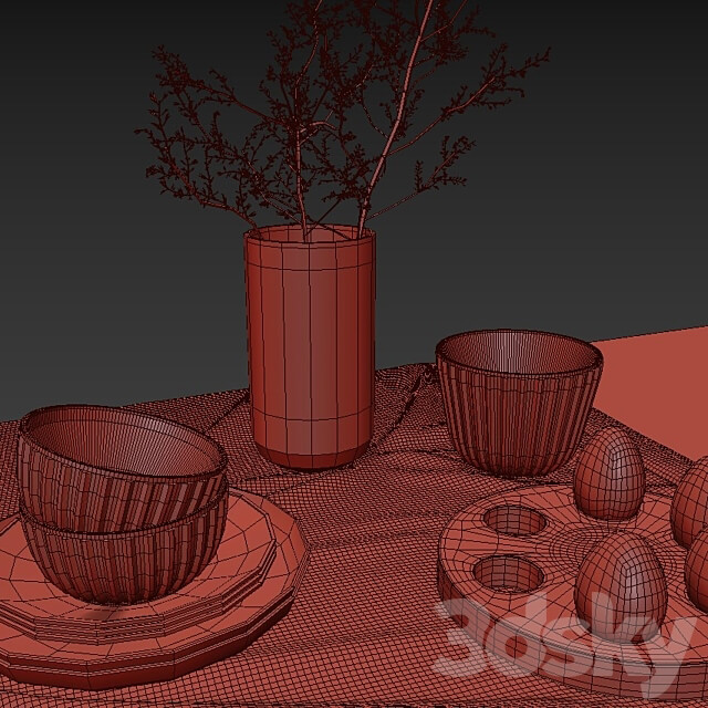 Decorative set for the kitchen