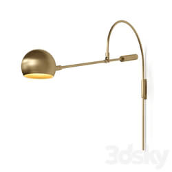 Sconce Restoration Hardware ORBITER II Wall lamp Brass 