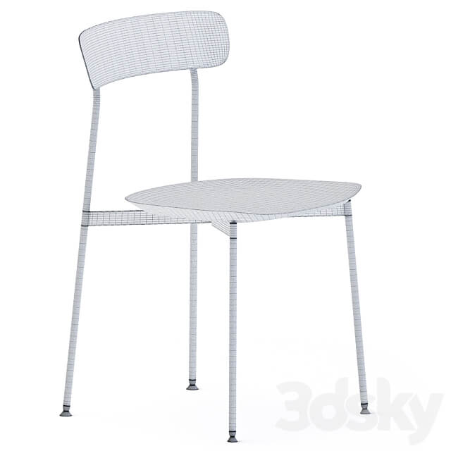 Crawford Dining Chair W by Stellar Works 3D Models