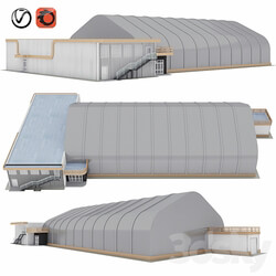 Frame awning hangar and AHB 