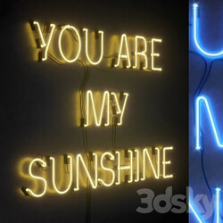 Other decorative objects Light modules. Set 40. Neon 