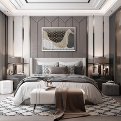 3D Interior Scenes File 3dsmax Model Bedroom 441 By Viet Long Lee 