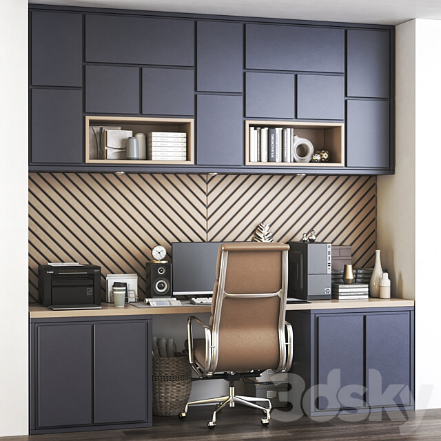 Office workplace 90 3D Models