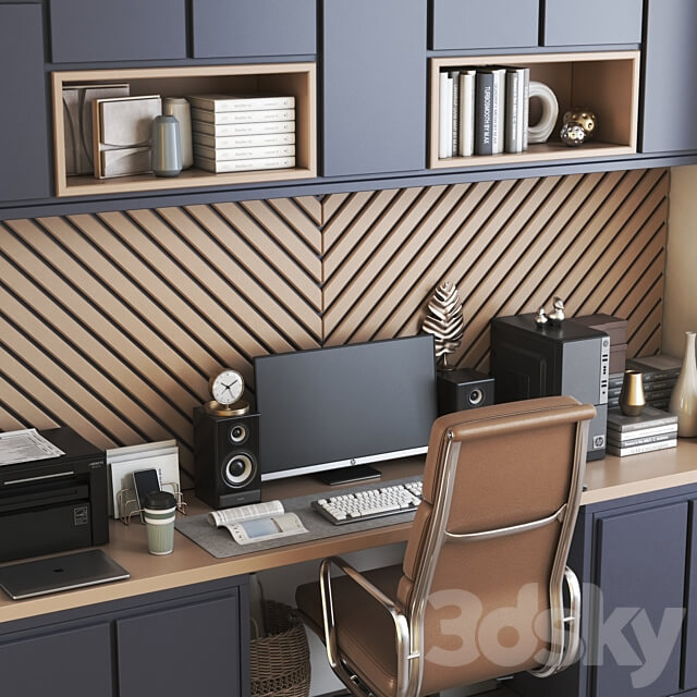 Office workplace 90 3D Models