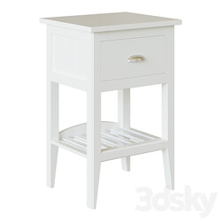 Bedside table Nantes with 1 drawer Sideboard Chest of drawer 3D Models 