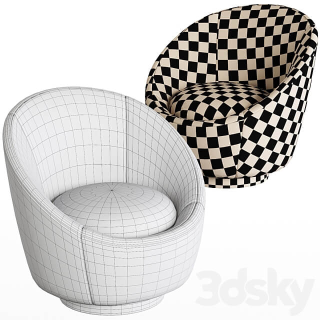 Jonathan Adler Ether Swivel Chair