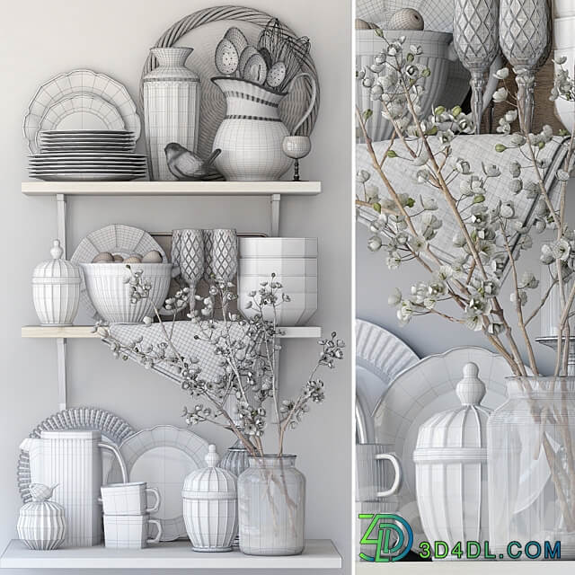 Decorative set for the kitchen 11