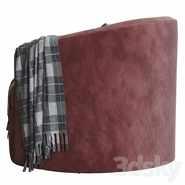 Coco Republic Luna Swivel Chair