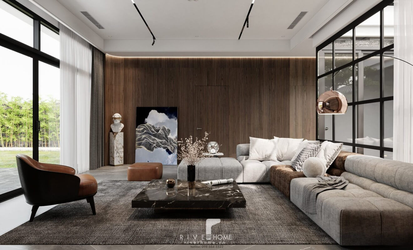  Living Room- Kitchen Interior by Tuan Kiet