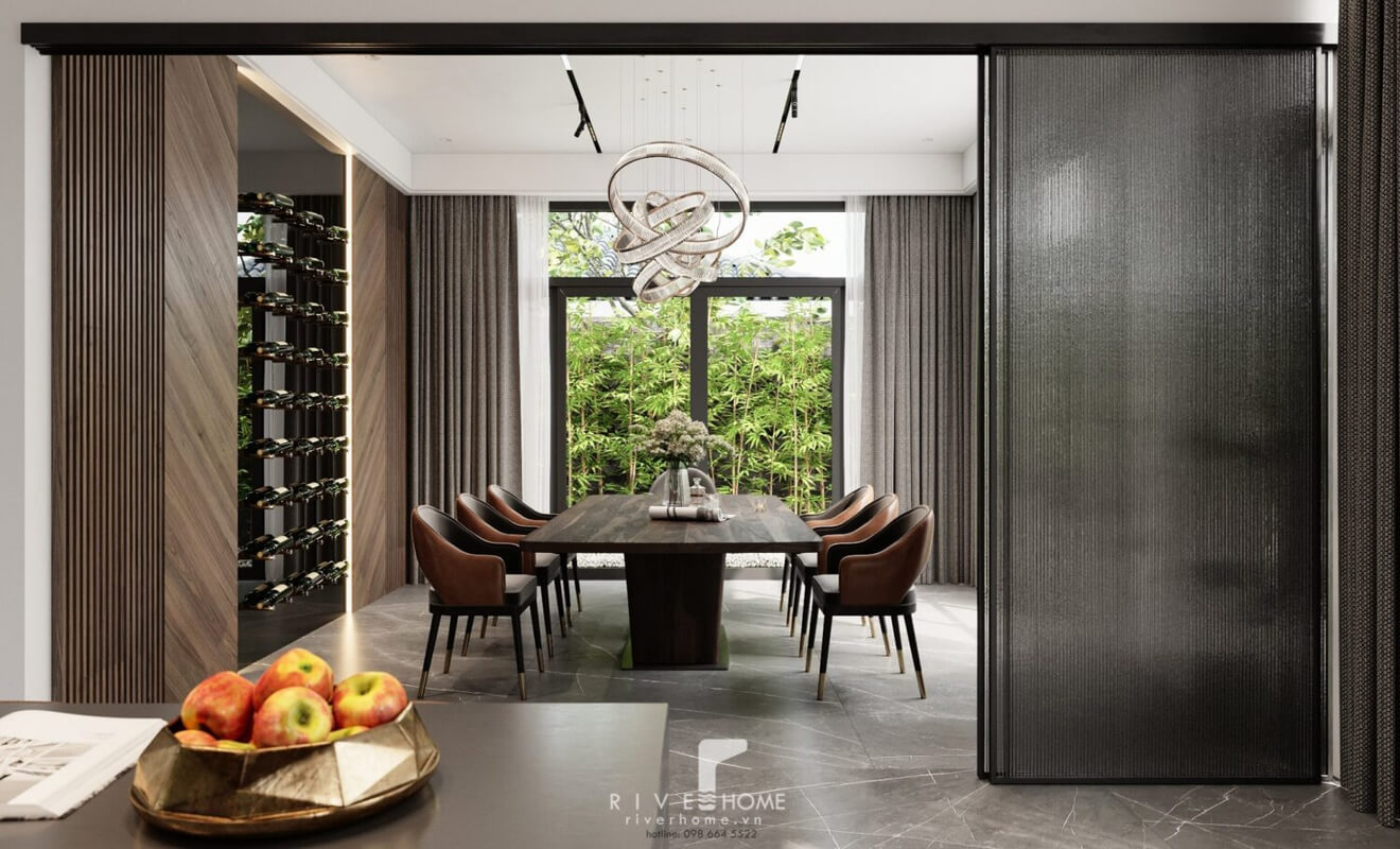  Living Room- Kitchen Interior by Tuan Kiet