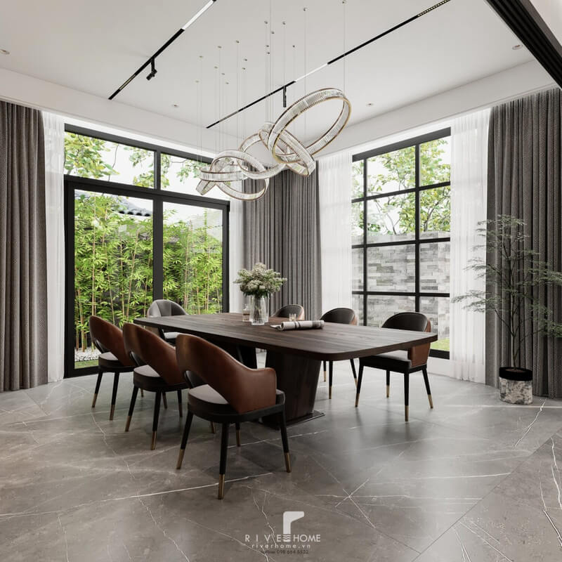  Living Room- Kitchen Interior by Tuan Kiet