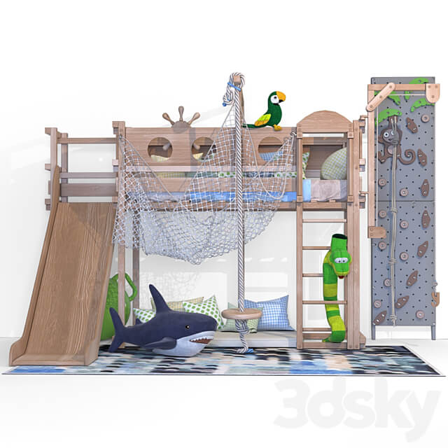 Loft bed Woodland 