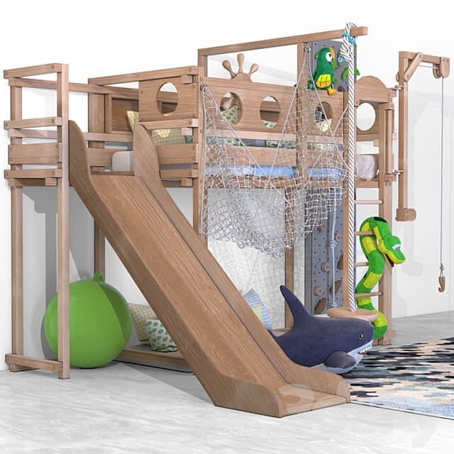Loft bed Woodland 