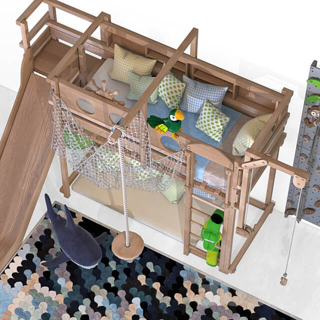 Loft bed Woodland 