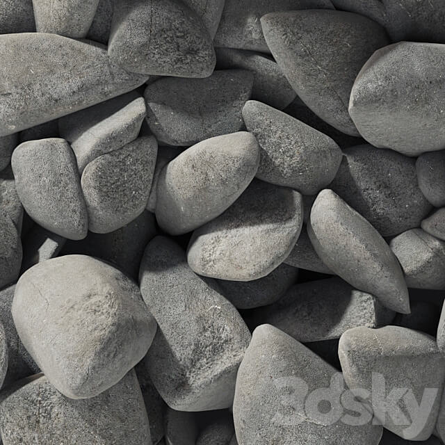 Pebble smooth splinter decor road n2