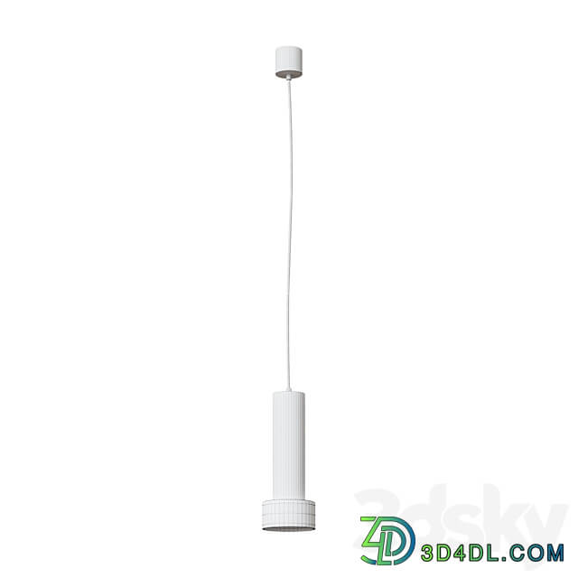 Focus pendant black and gold Pendant light 3D Models