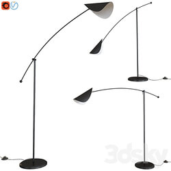Funambule Adjustable Reading Arc Floor Lamp 