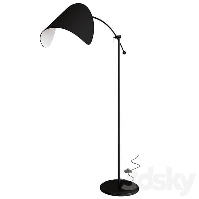 Funambule Adjustable Reading Arc Floor Lamp