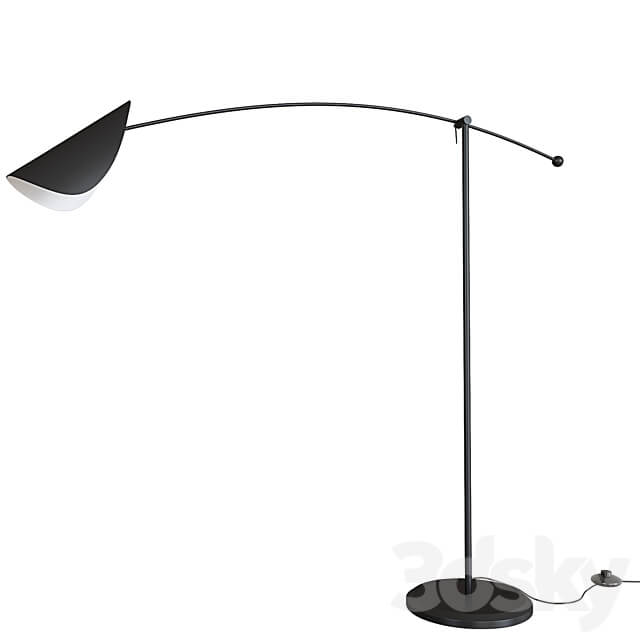Funambule Adjustable Reading Arc Floor Lamp