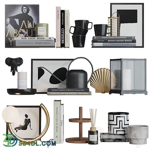 Decor shelf set 12