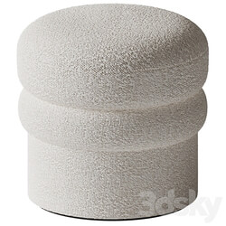 Interiortonic Boucle Avina Ottoman 