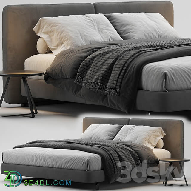 Bed Minotti tatlin bed