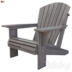 Wooden garden chair 04 