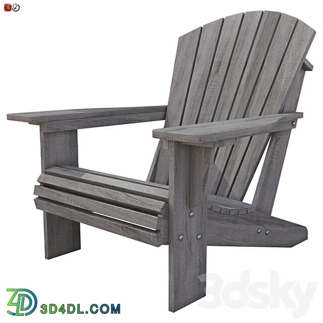 Wooden garden chair 04