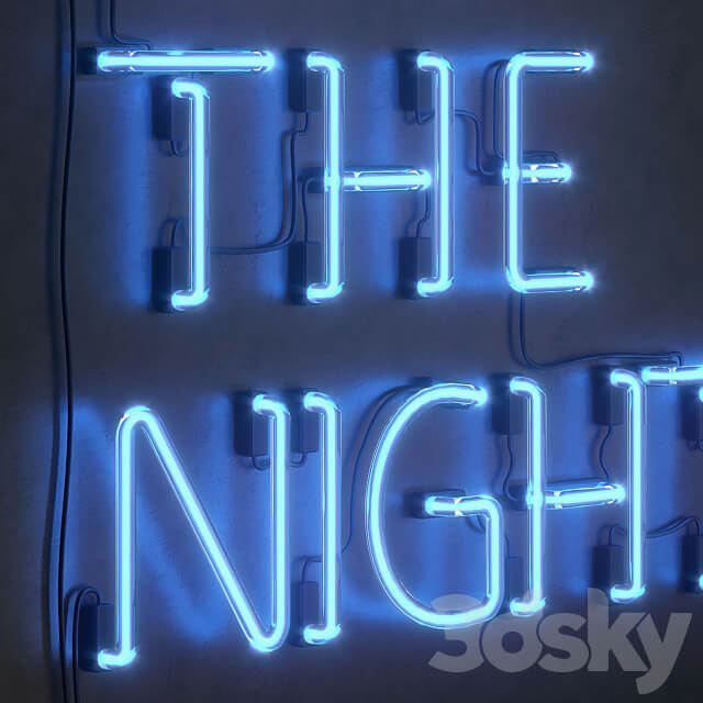 Other decorative objects Light modules. Set 41. Neon