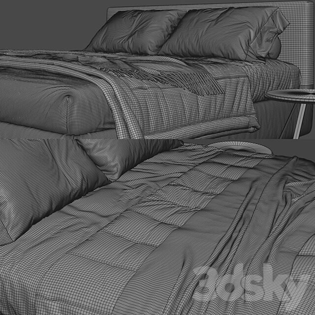 Bed Flou Merkurio Bed