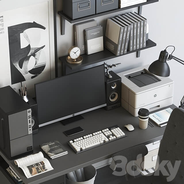 Workplace 100 3D Models