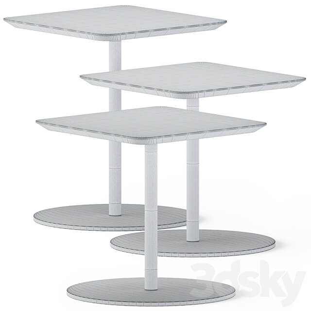 Metal Square Noa Coffee Tables by B T Design