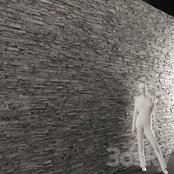 Stone Wall 3 5x10 5 m Other 3D Models 
